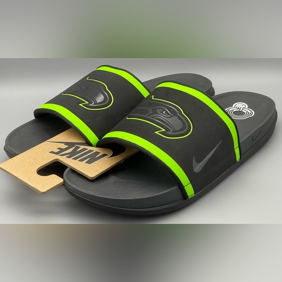 Seattle Seahawks Nike Offcourt Slide Sandals DD0545-001 Mens 8, 10, & 11 NEW - Picture 3 of 13